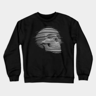 Abstract Skull Crewneck Sweatshirt